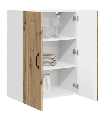 vidaXL Dishwasher Panel Kalmar Artisan Oak 60 x 31 x 80 cm — Model: 1x wall cabinet (2 doors) 60 cm wide 80 cm high