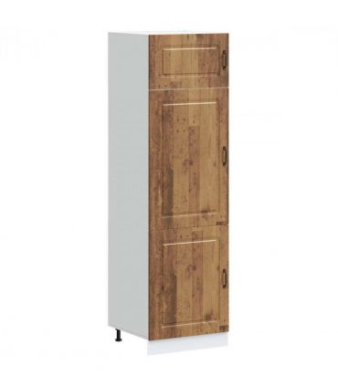 vidaXL Kitchen Cupboard Kalmar Old Wood Engineered Wood — Model: 1x cupboard 60 cm wide 207 cm high