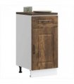 vidaXL Kitchen Base Cabinet Kalmar Smoked Oak Engineered Wo — Model: 1x bottom cabinet (1 door 1 drawer) 40 cm wide 81.5 cm high
