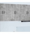 vidaXL Dishwasher Panel Kalmar Concrete Grey 60 x 31 x 80 cm — Model: 1x wall cabinet (2 doors) 60 cm wide 80 cm high