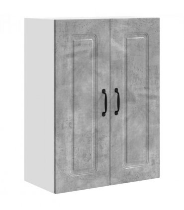 vidaXL Dishwasher Panel Kalmar Concrete Grey 60 x 31 x 80 cm — Model: 1x wall cabinet (2 doors) 60 cm wide 80 cm high