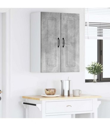 vidaXL Dishwasher Panel Kalmar Concrete Grey 60 x 31 x 80 cm — Model: 1x wall cabinet (2 doors) 60 cm wide 80 cm high