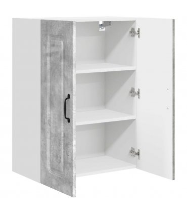 vidaXL Dishwasher Panel Kalmar Concrete Grey 60 x 31 x 80 cm — Model: 1x wall cabinet (2 doors) 60 cm wide 80 cm high