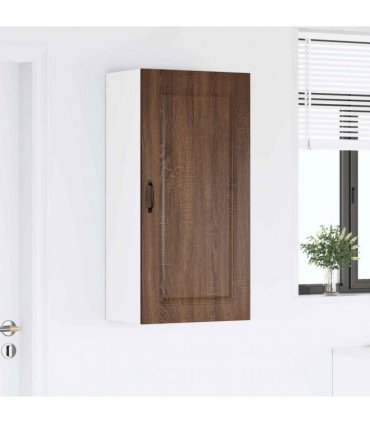 vidaXL Dishwasher Panel Kalmar Brown Oak 50 x 31 x 100 cm — Model: 1x wall cabinet (1 door) 50 cm wide 100 cm high