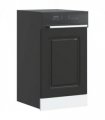 vidaXL Dishwasher Panel Kalmar Black 45x1.5x57 cm Engineered Wood — Model: 1x dishwasher panel 45 cm wide 57 cm high