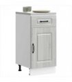 vidaXL Kitchen Base Cabinet Kalmar Grey Sonoma Engineered W — Model: 1x bottom cabinet (1 door 1 drawer) 40 cm wide 81.5 cm high