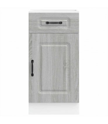 vidaXL Kitchen Base Cabinet Kalmar Grey Sonoma Engineered W — Model: 1x bottom cabinet (1 door 1 drawer) 40 cm wide 81.5 cm high