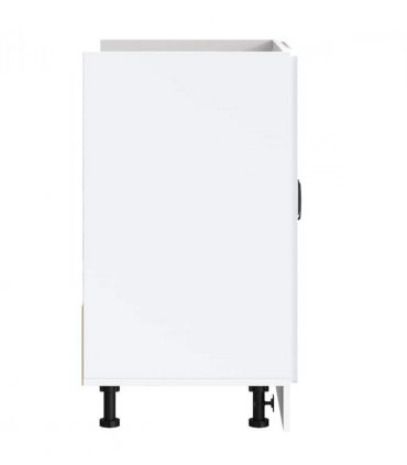 vidaXL Sink Base Cabinet Kalmar White 80x46x81.5 cm Engineered Wood — Model: 1x bottom cabinet (2 doors) 80 cm wide 81.5 cm high
