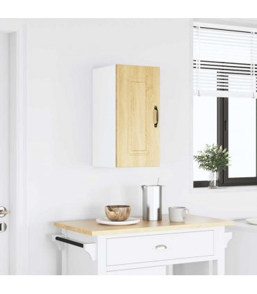 vidaXL Kitchen Wall Cabinet Kalmar Sonoma Oak Engineered Wood — Model: 1x wall cabinet (1 door) 30 cm wide 60 cm high