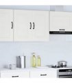 vidaXL Kitchen Wall Cabinet Kalmar White Engineered Wood — Model: 1x wall cabinet (2 doors) 80 cm wide 60 cm high