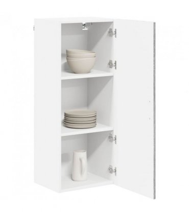 vidaXL Dishwasher Panel Kalmar Grey Sonoma 40 x 31 x 100 cm — Model: 1x wall cabinet (1 door) 40 cm wide 100 cm high