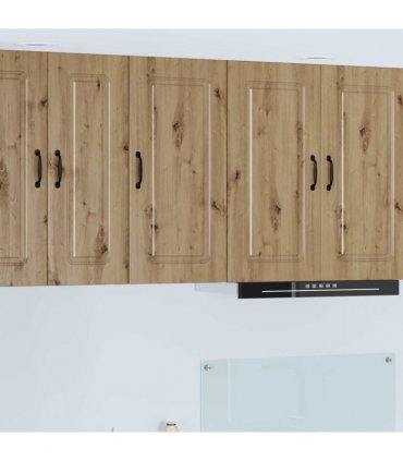 vidaXL Dishwasher Panel Kalmar Artisan Oak 40 x 31 x 80 cm — Model: 1x wall cabinet (1 door) 40 cm wide 80 cm high