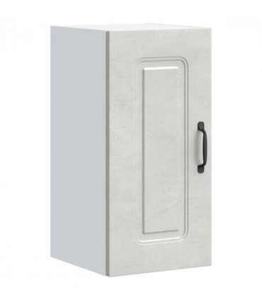 vidaXL Kitchen Wall Cabinet Kalmar Concrete Grey Engineered Wood — Model: 1x wall cabinet (1 door) 30 cm wide 60 cm high