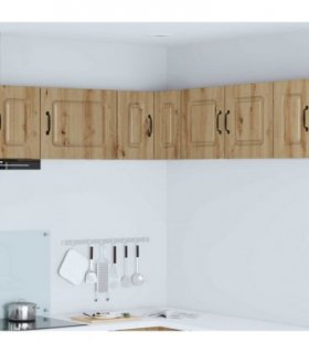 vidaXL Dishwasher Panel Kalmar Artisan Oak 57 x 57 x 40 cm — Model: 1x wall corner cabinet 57 cm wide 40 cm high