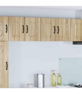 vidaXL Dishwasher Panel Kalmar 2 pcs Sonoma Oak 60 x 31 x 40 cm
