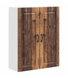 vidaXL Dishwasher Panel Kalmar Old Wood 80 x 31 x 100 cm — Model: 1x wall cabinet (2 doors) 80 cm wide 100 cm high