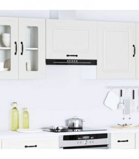 vidaXL Kitchen Wall Cabinet Kalmar White Engineered Wood — Model: 1x wall cabinet (1 flap door) 60 cm wide 40 cm high