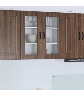 vidaXL Dishwasher Panel Kalmar Brown Oak 80 x 31 x 80 cm