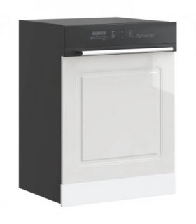 vidaXL Dishwasher Panel Kalmar High Gloss White 60x1.5x57 cm Engineered Wood — Model: 1x dishwasher panel 60 cm wide 57 cm high
