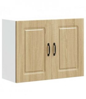 vidaXL Kitchen Wall Cabinet Kalmar Sonoma Oak Engineered Wood — Model: 1x wall cabinet (2 doors) 80 cm wide 60 cm high
