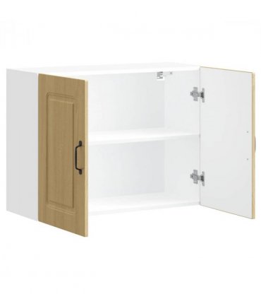 vidaXL Kitchen Wall Cabinet Kalmar Sonoma Oak Engineered Wood — Model: 1x wall cabinet (2 doors) 80 cm wide 60 cm high