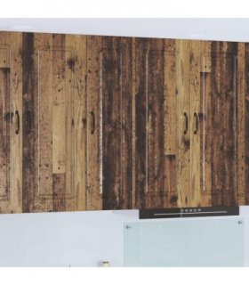 vidaXL Dishwasher Panel Kalmar Old Wood 30 x 31 x 100 cm — Model: 1x wall cabinet (1 door) 30 cm wide 100 cm high