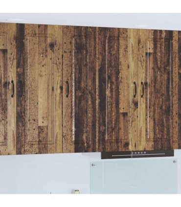 vidaXL Dishwasher Panel Kalmar Old Wood 30 x 31 x 100 cm — Model: 1x wall cabinet (1 door) 30 cm wide 100 cm high