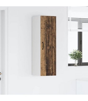 vidaXL Dishwasher Panel Kalmar Old Wood 30 x 31 x 100 cm — Model: 1x wall cabinet (1 door) 30 cm wide 100 cm high