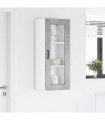 vidaXL Dishwasher Panel Kalmar Concrete Grey 40 x 31 x 100 cm — Model: 1x wall glass cabinet (1 door) 40 cm wide 100 cm high