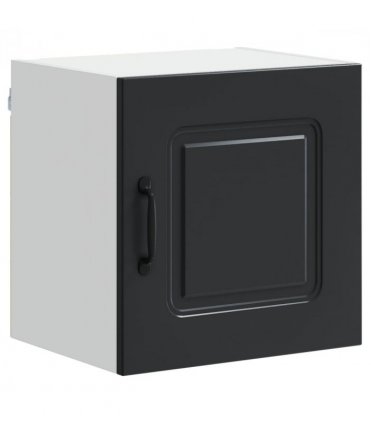 vidaXL Dishwasher Panel Kalmar Black 40 x 31 x 40 cm Engineered Wood — Model: 1x wall cabinet (1 door) 40 cm wide 40 cm high