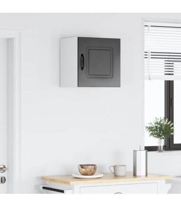 vidaXL Dishwasher Panel Kalmar Black 40 x 31 x 40 cm Engineered Wood — Model: 1x wall cabinet (1 door) 40 cm wide 40 cm high