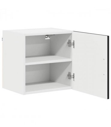 vidaXL Dishwasher Panel Kalmar Black 40 x 31 x 40 cm Engineered Wood — Model: 1x wall cabinet (1 door) 40 cm wide 40 cm high