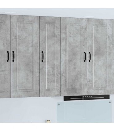 vidaXL Dishwasher Panel Kalmar Concrete Grey 30 x 31 x 100 cm — Model: 1x wall cabinet (1 door) 30 cm wide 100 cm high