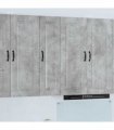 vidaXL Dishwasher Panel Kalmar Concrete Grey 30 x 31 x 100 cm — Model: 1x wall cabinet (1 door) 30 cm wide 100 cm high
