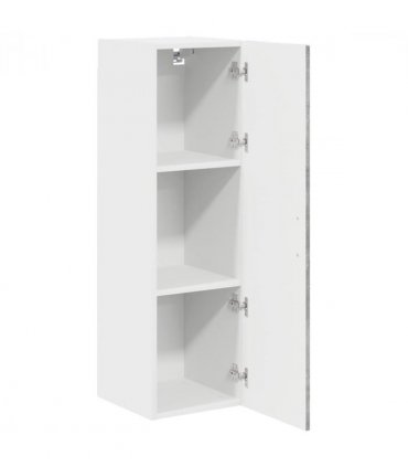 vidaXL Dishwasher Panel Kalmar Concrete Grey 30 x 31 x 100 cm — Model: 1x wall cabinet (1 door) 30 cm wide 100 cm high
