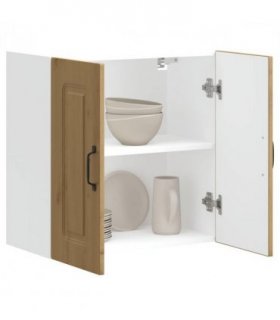vidaXL Kitchen Wall Cabinet Kalmar Artisan Oak Engineered Wood — Model: 1x wall cabinet (2 doors) 60 cm wide 60 cm high