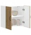 vidaXL Kitchen Wall Cabinet Kalmar Artisan Oak Engineered Wood — Model: 1x wall cabinet (2 doors) 60 cm wide 60 cm high