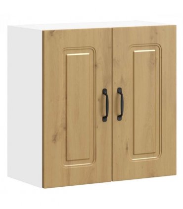 vidaXL Kitchen Wall Cabinet Kalmar Artisan Oak Engineered Wood — Model: 1x wall cabinet (2 doors) 60 cm wide 60 cm high