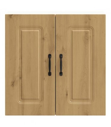 vidaXL Kitchen Wall Cabinet Kalmar Artisan Oak Engineered Wood — Model: 1x wall cabinet (2 doors) 60 cm wide 60 cm high