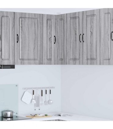 vidaXL Dishwasher Panel Kalmar Grey Sonoma 57 x 57 x 80 cm — Model: 1x wall corner cabinet 57 cm wide 80 cm high