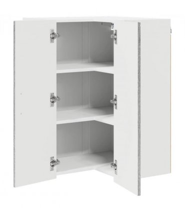 vidaXL Dishwasher Panel Kalmar Grey Sonoma 57 x 57 x 80 cm — Model: 1x wall corner cabinet 57 cm wide 80 cm high