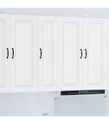 vidaXL Dishwasher Panel Kalmar White 30 x 31 x 100 cm Engineered Wood — Model: 1x wall cabinet (1 door) 30 cm wide 100 cm high