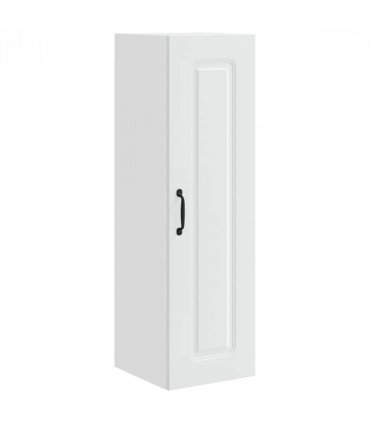 vidaXL Dishwasher Panel Kalmar White 30 x 31 x 100 cm Engineered Wood — Model: 1x wall cabinet (1 door) 30 cm wide 100 cm high
