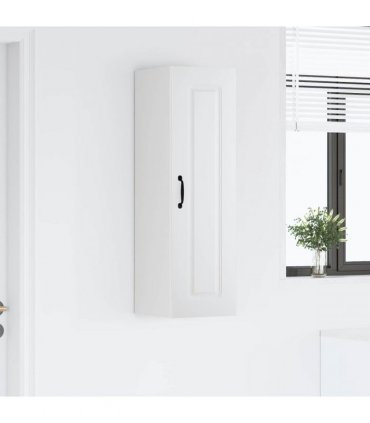 vidaXL Dishwasher Panel Kalmar White 30 x 31 x 100 cm Engineered Wood — Model: 1x wall cabinet (1 door) 30 cm wide 100 cm high