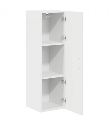 vidaXL Dishwasher Panel Kalmar White 30 x 31 x 100 cm Engineered Wood — Model: 1x wall cabinet (1 door) 30 cm wide 100 cm high