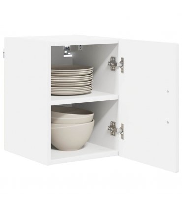 vidaXL Wall Cabinet LUCCA 2 pcs White 30 x 31 x 40 cm Engineered Wood — Model: 2x wall cabinet (1 door)