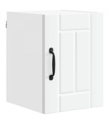 vidaXL Wall Cabinet LUCCA 2 pcs White 30 x 31 x 40 cm Engineered Wood — Model: 2x wall cabinet (1 door)