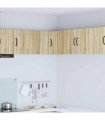 vidaXL Wall Corner Cabinet LUCCA Sonoma Oak 57 x 57 x 40 cm — Model: 1x wall corner cabinet