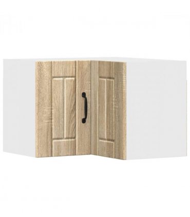 vidaXL Wall Corner Cabinet LUCCA Sonoma Oak 57 x 57 x 40 cm — Model: 1x wall corner cabinet