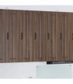 vidaXL Wall Cabinet LUCCA Brown Oak 30 x 31 x 100 cm Engineered Wood — Model: 1x wall cabinet (1 door)